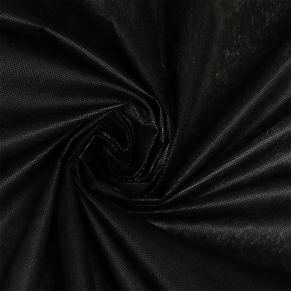 Флис KUBRO TEXTILE, клеевая точка PA, 40 г/м², цвет черный, ширина 90 см, рулон 100 м.