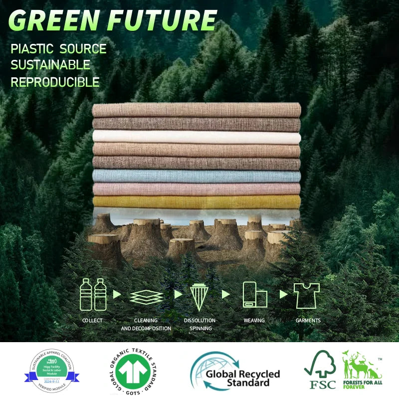 Янги модел — гуси изи (houndstooth) нақшли 100% полиэстердан тўқилган мода мато. Юмшоқ, чидамли ва шаклни яхши ушлаб туради