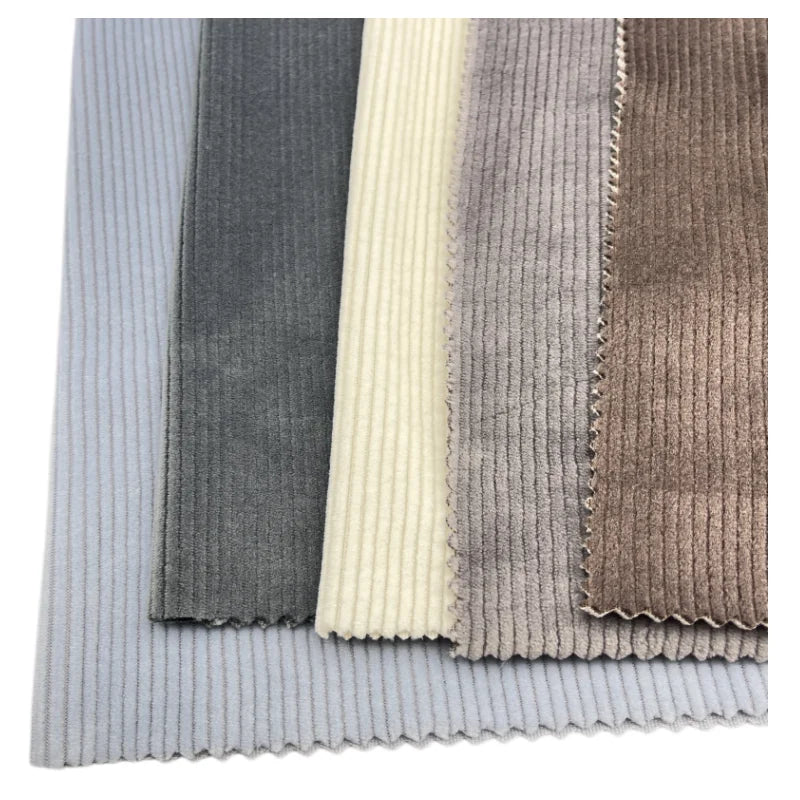 Эластичная Вельветовая ткань из полиэстера и спандекса 2x2, Вельветовая ткань для брюк