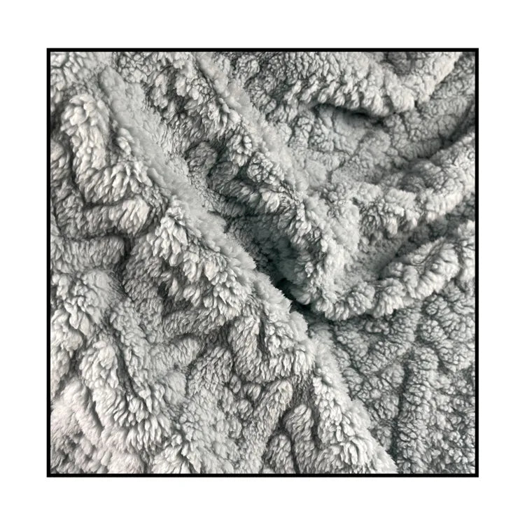 Хитой жаккард ишлаб чиқарувчилари икки томонлама Шерпа Флеэсе мато