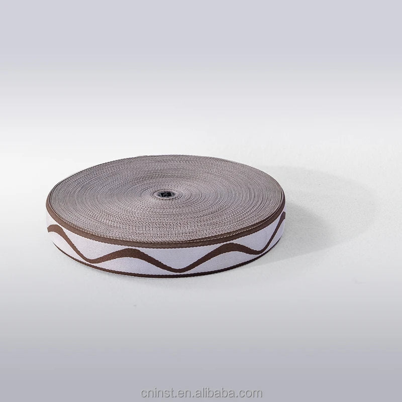 Тўшак учун арзон 37% полипропилен 63% полестер тўшак четини боғловчи лента жаккардли лента