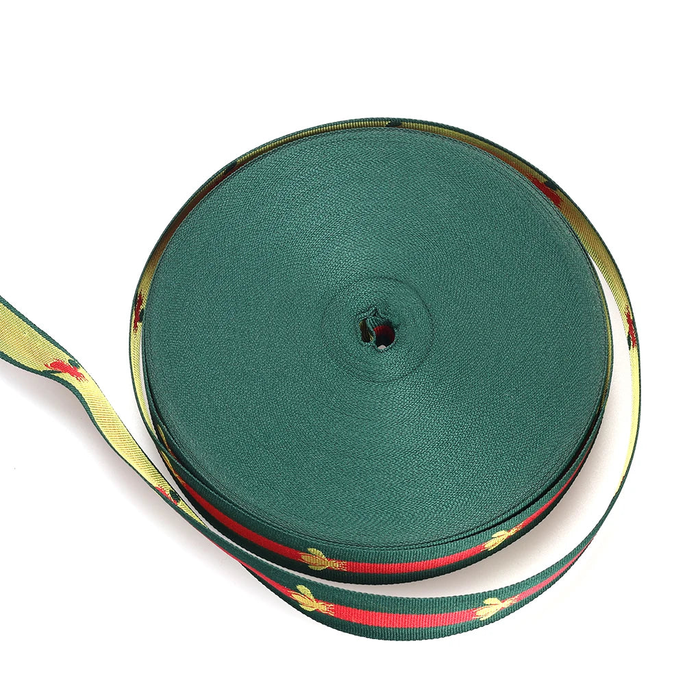 Иссиқ сотувда кийим-кечак нейлон текис тўқув учун янги махсус дизайн жаккард лентаси