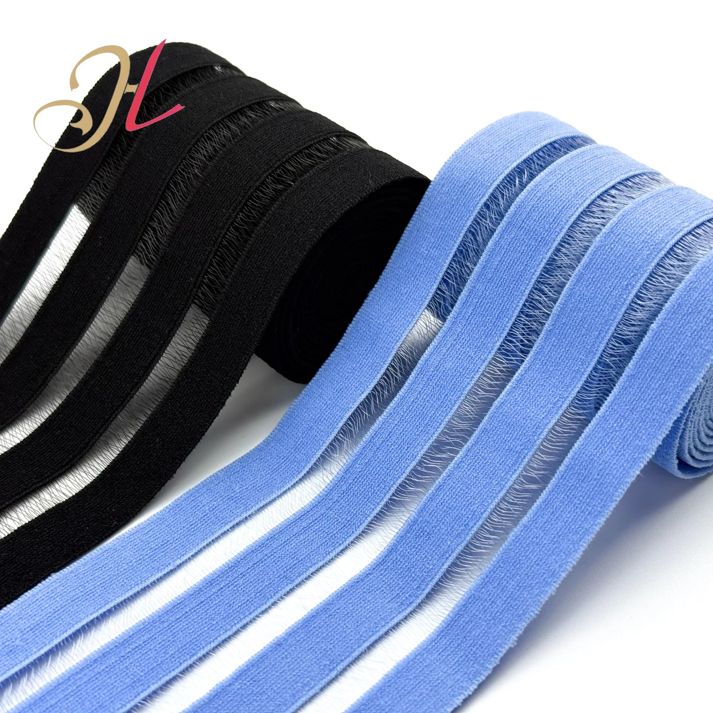 Шантоу эластик тасма фабрикаси улгуржи юқори эластик 4 қаторли 50 мм балиқ ипак эластик тасма