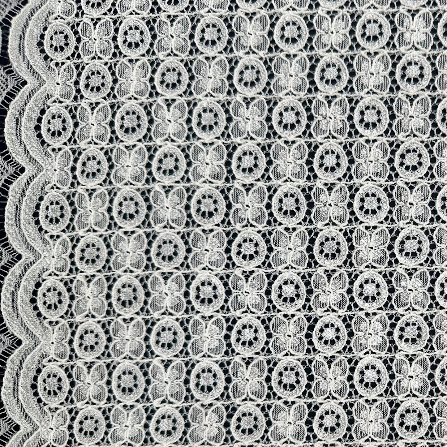 YY Янги мода гулли 70% пахта 30% нейлон кордонли кўйлак ва болалар кийимлари учун тўлиқ гипур тўрли мато