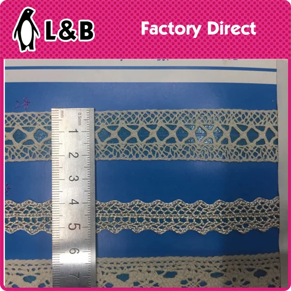 Юқори сифатли гипур дантелли трим 100% пахта дантел