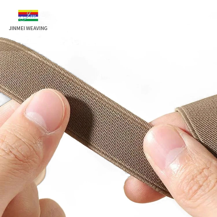 Энг яхши сифатли Эластик тўқув эластик тасма тўқиш тасмаси Юқори сифатли оқ ва қора 1см 1.5cm 2см 2.5cm 3.8cm ўлчамлар