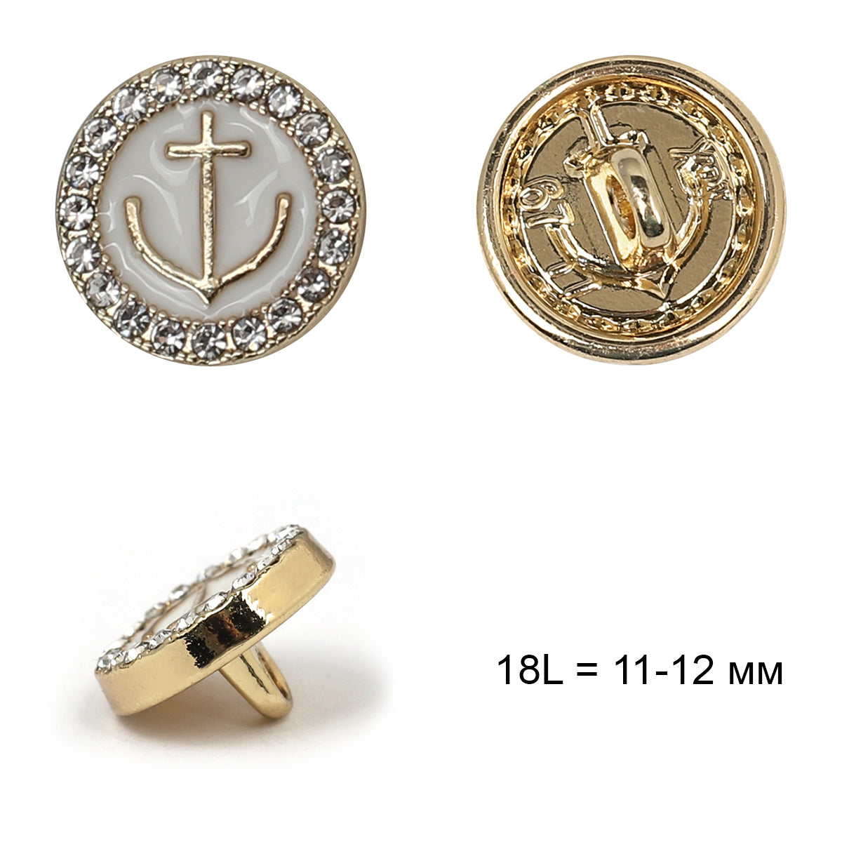 Қора ва кумуш тусли оёқчали металл тугмалар — замонавий ва жозибали кўриниш учун идеал танлов