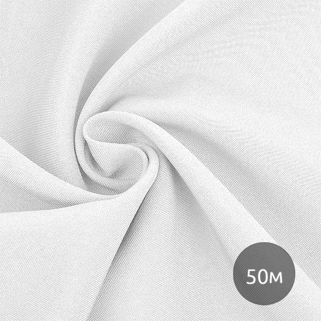 Мато габардин, 150 г/м², 150см кенгликда, ранги F101 — оқ