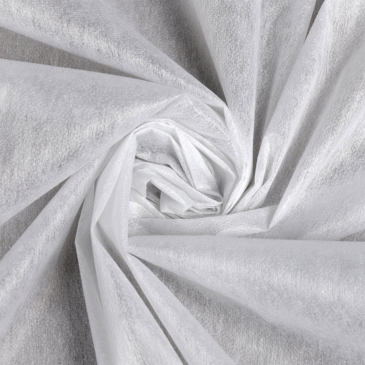 Флис KUBRO TEXTILE, клеевая точка ПА, 40 г/м², цвет белый, ширина 90 см, рулон 100 м.