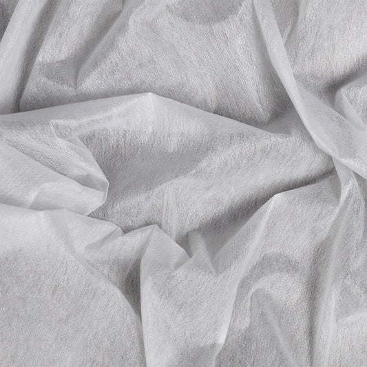 Флис KUBRO TEXTILE, клеевая точка ПА, 40 г/м², цвет белый, ширина 90 см, рулон 100 м.