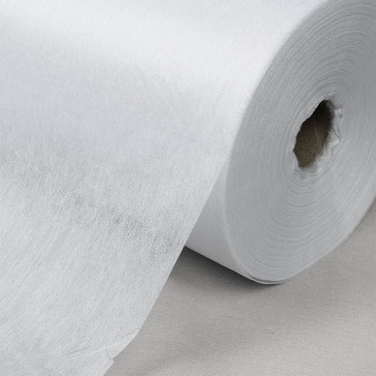 Флис KUBRO TEXTILE, клеевая точка ПА, 40 г/м², цвет белый, ширина 90 см, рулон 100 м.