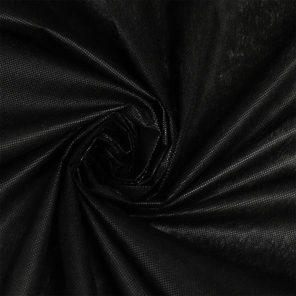 Флис KUBRO TEXTILE, клеевая точка PA, 40 г/м², цвет черный, ширина 90 см, рулон 100 м.