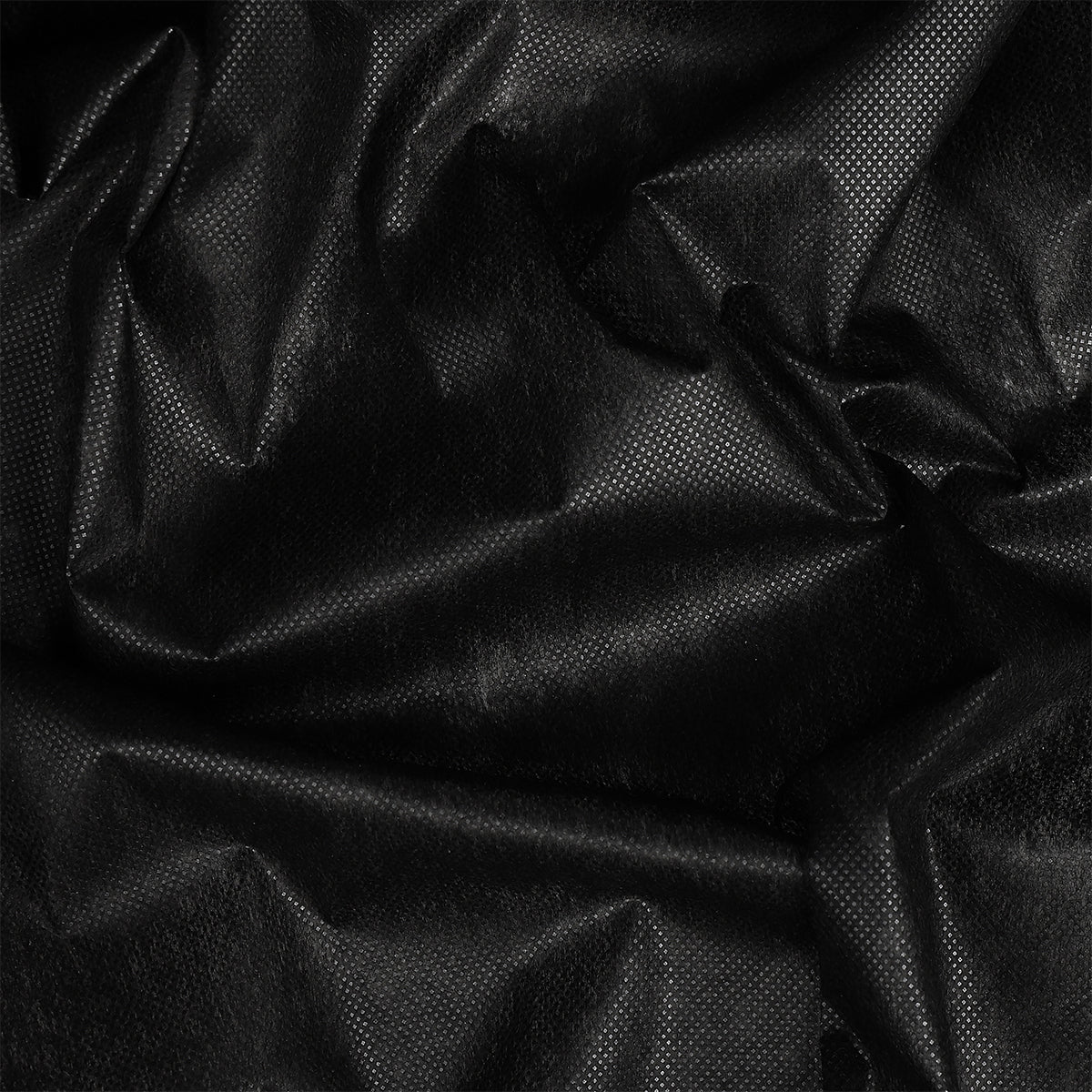 Флис KUBRO TEXTILE, ПА проклеенный, точечный, плотность 40 г/м², цвет черный, ширина 90 см, рулон 100 м.