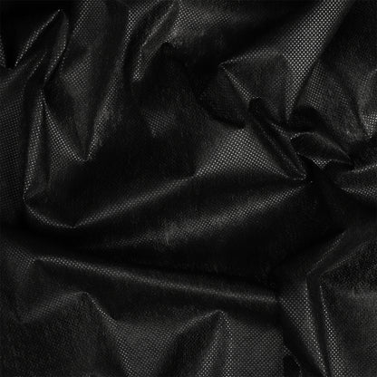 Флис KUBRO TEXTILE, ПА проклеенный, точечный, плотность 40 г/м², цвет черный, ширина 90 см, рулон 100 м.