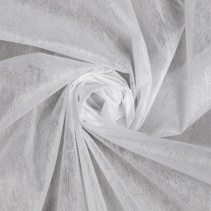 Флис KUBRO TEXTILE, клеевая точка ПА, 30 г/м², цвет белый, ширина 90 см, рулон 100 м.