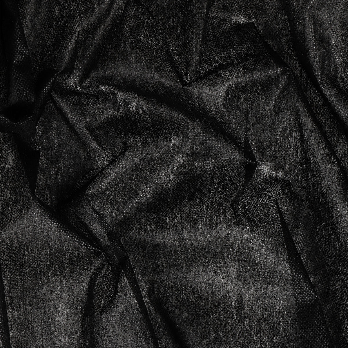 Флис KUBRO TEXTILE, клеевая точка PA, 25 г/м², цвет черный, ширина 90 см, рулон 100 м.