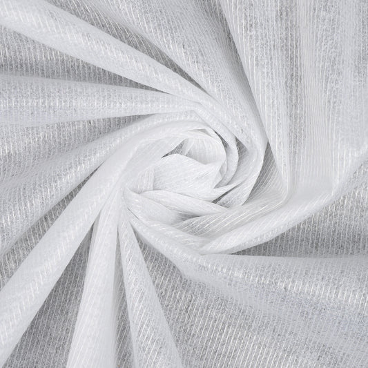 Нетканый материал KUBRO TEXTILE, точечная ПА-клеевая пропитка, прошит нитками, 44 г/м², цвет белый, ширина 90 см, рулон 100 м.