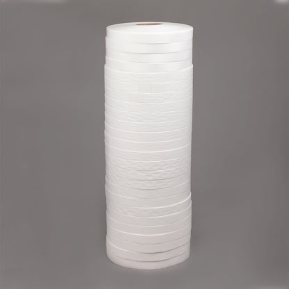 Паутинка-сетка KUBRO TEXTILE қоғозда, 20мм кенгликда, 25 г/м² зичликда, 100м рулон рулонда 50 ярд болади