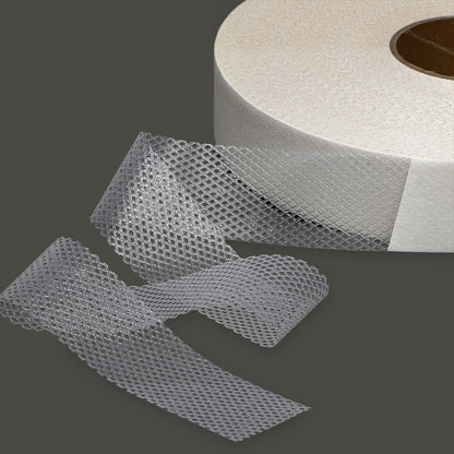 Паутинка-сетка KUBRO TEXTILE қоғозда, 30мм кенгликда, 3730 модели, 25 г/м² зичликда, 17 рулон * 100м ли тўпламда.