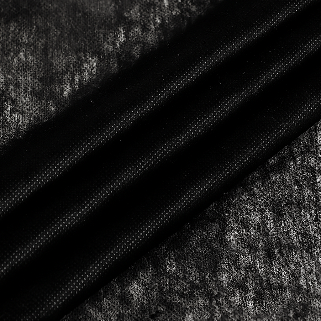 Флис KUBRO TEXTILE, клеевая точка PA, 25 г/м², цвет черный, ширина 90 см, рулон 100 м.