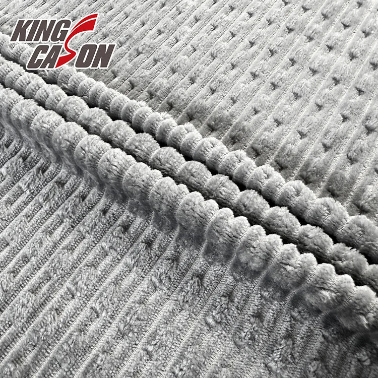 Ишлаб чиқарувчи Kingcason томонидан оптом таклиф этиладиган экологик тоза, нафис, рангли полиэстер фланель флис мато