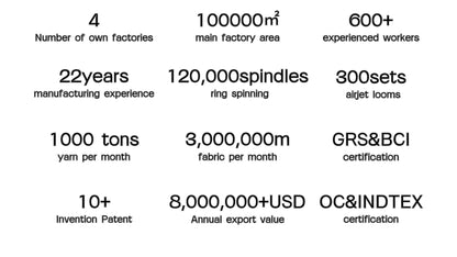 Буюртма асосида tayyorланадиган аралаш костюм муп mатоси — OCS сертификатли, GRS қайта ишланган материал, ISO9001 сифат стандартларига мос TR костюм матоси