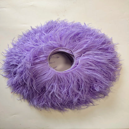 Юқори сифатли туяқуш патларининг четларини шнурда қирқиш Тикув патлари учун тўрли матоларни кўйлаклар учун юбка аксессуарлари ҳунармандчилиги