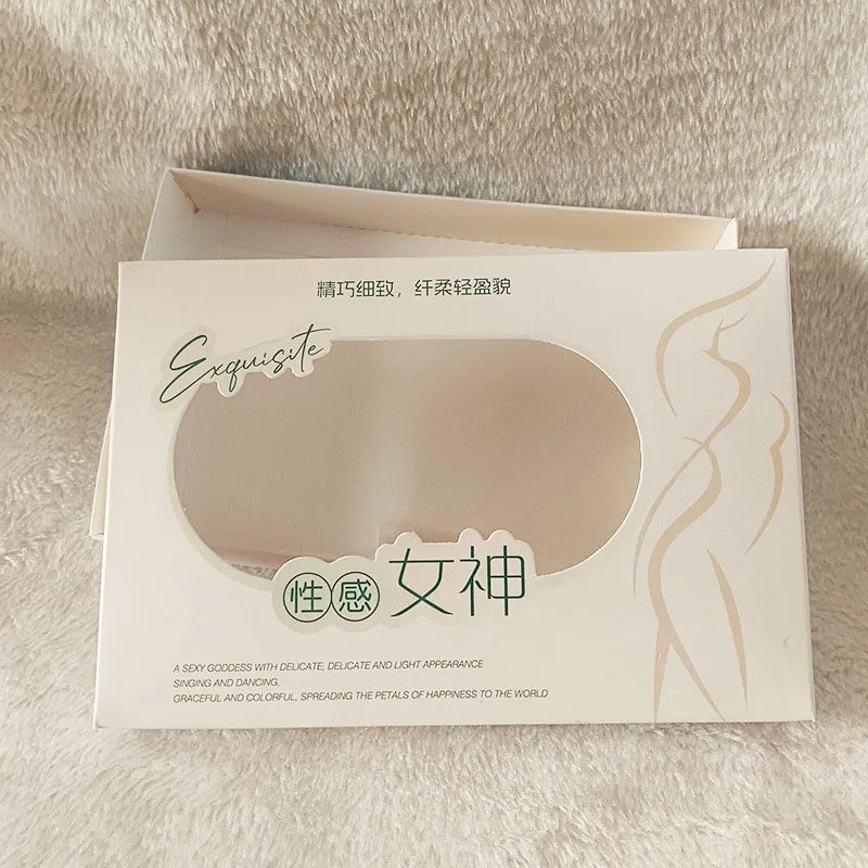 Аёллар учун персоналлаштирилган люкс ички кийим қутиси — ойнаси бор, қопқоқли махсус дизайнли бокc. Пойабзал (носки) ва аёллар ички кийимларини ўраш учун мос.