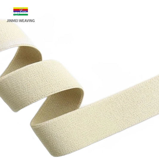 Энг яхши сифатли Эластик тўқув эластик тасма тўқиш тасмаси Юқори сифатли оқ ва қора 1см 1.5cm 2см 2.5cm 3.8cm ўлчамлар