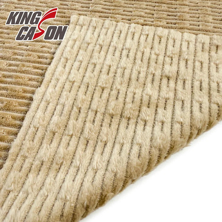 Ишлаб чиқарувчи Kingcason томонидан оптом таклиф этиладиган экологик тоза, нафис, рангли полиэстер фланель флис мато