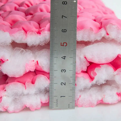 3D гулли нейлон стретч стеган мата — сумка ва пойабзал учун мос, замонавий дизайндаги юқори сифатли материал