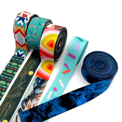 Ички кийимлари учун махсус босилган эластик стреч бантлар тасмали босма эластик тасма тўқув камари