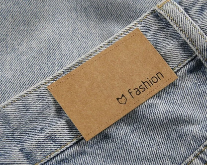 Махсус чарм патч улгуржи фабрикаси бўрттирма логотипи иссиқлик пресси жинси шимлар юк машинаси тери ёрлиқлари