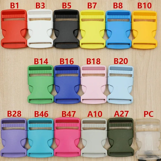 38 мм рангли пластик ён томондан очиладиган токча — чемодан, сумка ва махсус қоплар учун эҳтиёт қисм ва аксессуар