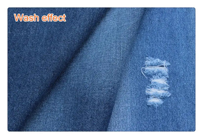 100% пахтадан тайёрланган индиго рангли джинса мата материаллари