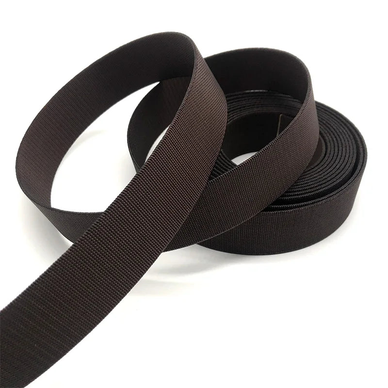PP Полипропилен Нейлон Полестер Тўқилган Эластик Тўқув Эркаклар учун белбоғлар Зайтун Махсус 32мм 38мм Мовий Жигарранг Трикотаж Банд