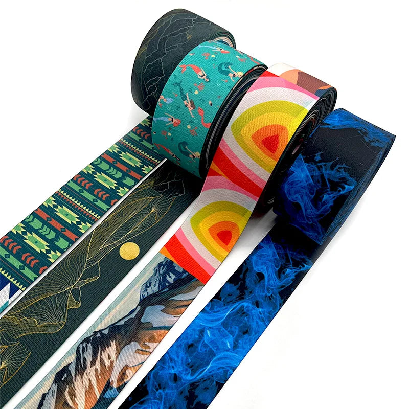 Ички кийимлари учун махсус босилган эластик стреч бантлар тасмали босма эластик тасма тўқув камари