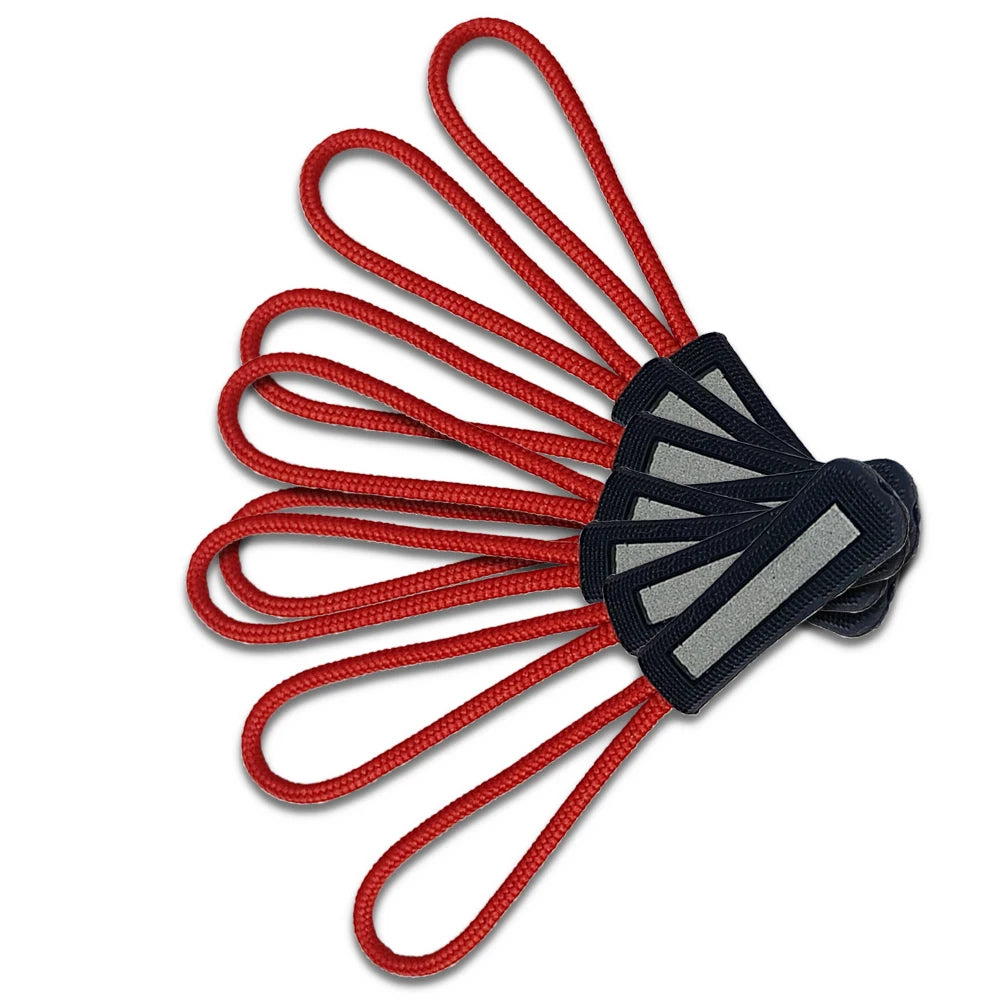 Ёруғликни акс эттирувчи нейлон замок слайдери — логотипсиз, сумка, кийим ва рюкзаклар учун мўлжалланган. Оптом буюртмалар учун мос, юқори сифатли ва функционал аксессуар