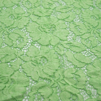 Кийим учун нейлон ва пахта гипур барглари нақшли район дантелли мато