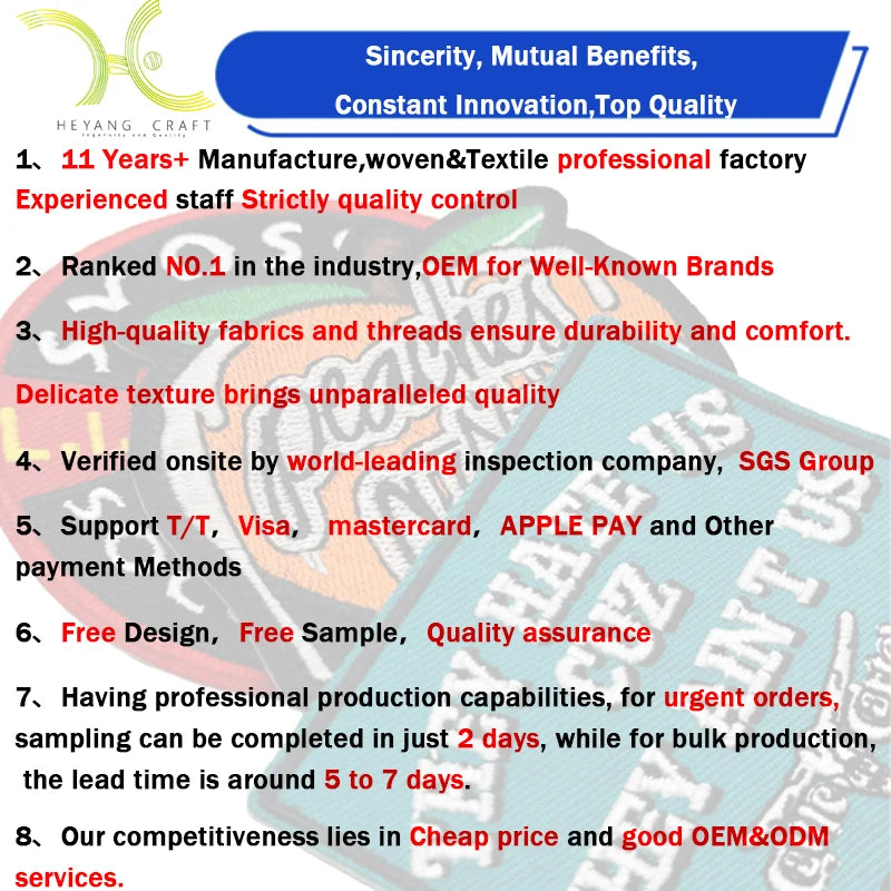 Логотип дизайни билан шахсийлаштирилган каштадўзлик ямоқлари Кийим шляпалари учун дазмолланган. Графикадан эсдалик совғасидан фойдаланиш учун босма техникалар