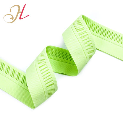 Стокга мослаштирилган кенглиги 4,2 см трикотаж Y  шаклидаги очиладиган тўрли эластик тасма спорт кийимлари учун