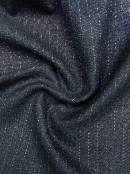 Тайёр ҳолдаги полиэстер–район–спандекс аралашмаси, саржа тузилишидаги полосали мата — эркаклар ва аёллар учун қулай кўйлак ва кийимлар тикишга мос