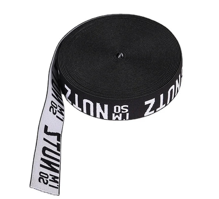 Юмшоқ, юқори қувватли, қайта фойдаланиш мумкин, тўқув, жаккард, ички кийим учун эластик лента