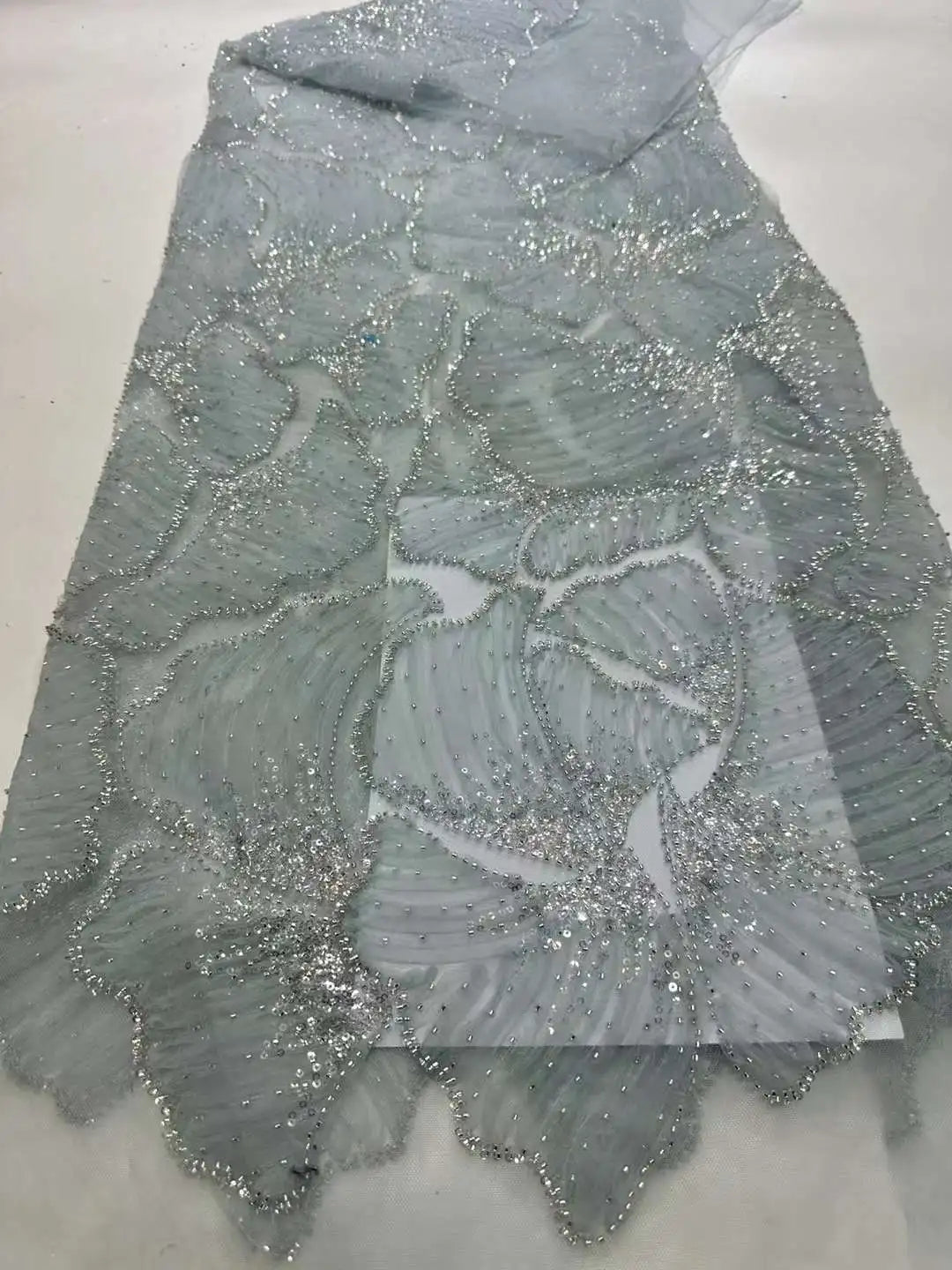 Африка 3д гипуре кристаллари дантелли матолар