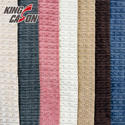 Ишлаб чиқарувчи Kingcason томонидан оптом таклиф этиладиган экологик тоза, нафис, рангли полиэстер фланель флис мато