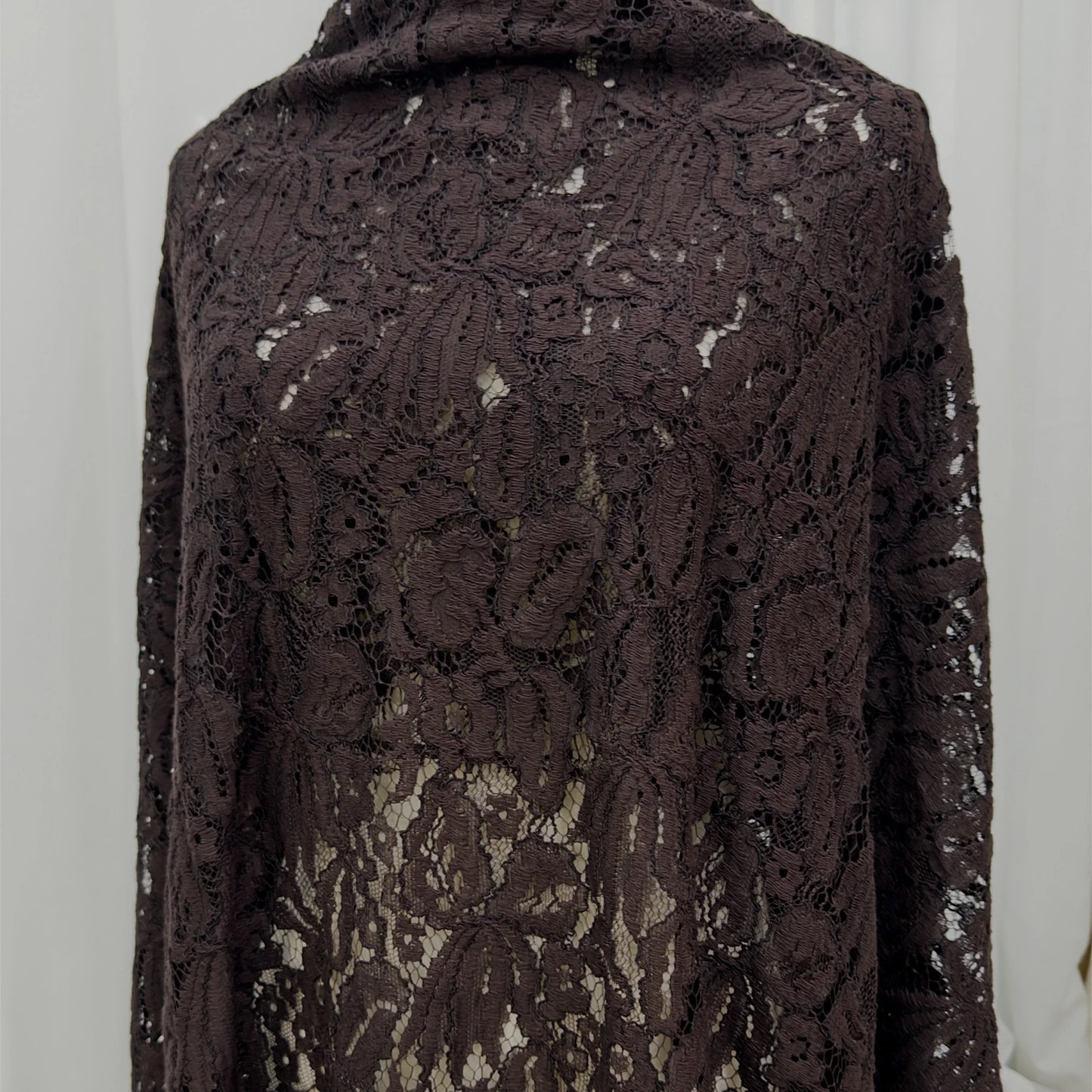 YY Юқори сифатли гулли пахта нейлон вискоза ҳашаматли кирпикли кашта тикилган шнурли гипур тўрли мато тўй ва аёллар кийими учун