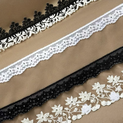 Юқори сифатли  сувда эрувчан гипур оқ кашта тикилган дантелли трим мато кашта тикиш фабрикаси улгуржи арзон дантелли