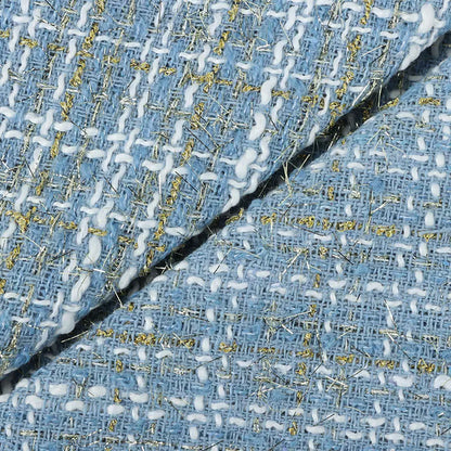 Замонавий тренддаги чўзиладиган твид мата – 10 йиллик тажрибага эга ишлаб чиқарувчидан юқори сифатли жун твид мата