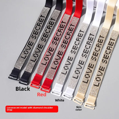 Кастомизация қилиниши мумкин бўлган янги 3D ойна-шаклли хотфикс (теппа босма) лифчик банди — кийимлар учун мўлжалланган, сирпанишга қарши эластик лента.