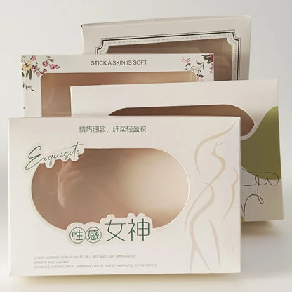 Аёллар учун персоналлаштирилган люкс ички кийим қутиси — ойнаси бор, қопқоқли махсус дизайнли бокc. Пойабзал (носки) ва аёллар ички кийимларини ўраш учун мос.